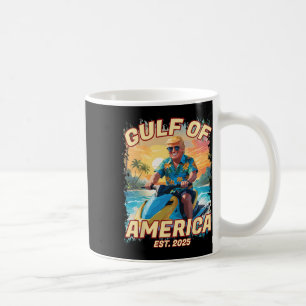 Caneca De Café Golfo Trump Dos Eua 2025 Funny 47th Pro Trump Méxi