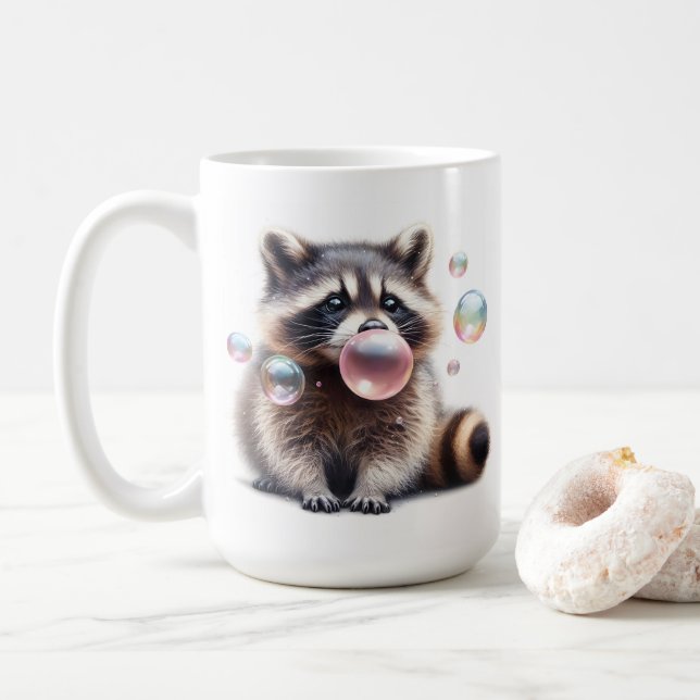 Caneca De Café Goma-Bolha de Corrente Adorável (Com Donut)