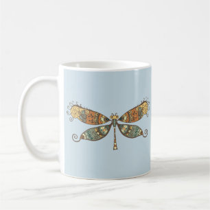 CANECA DE CAFÉ GOMA DE CAFÉ DE ARTE DRAGONFLY