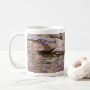 Caneca De Café Gondolas de Sargent, Vintage Victorian Fine Art
