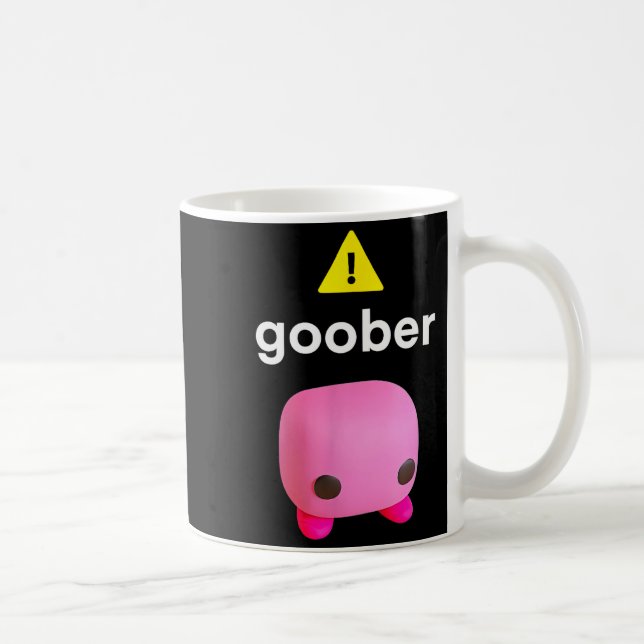 Caneca De Café Goober Meme Engraçado Irônico Estranho  (Direita)