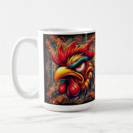 Caneca De Café "Goober the Furious Rooster" B Mug