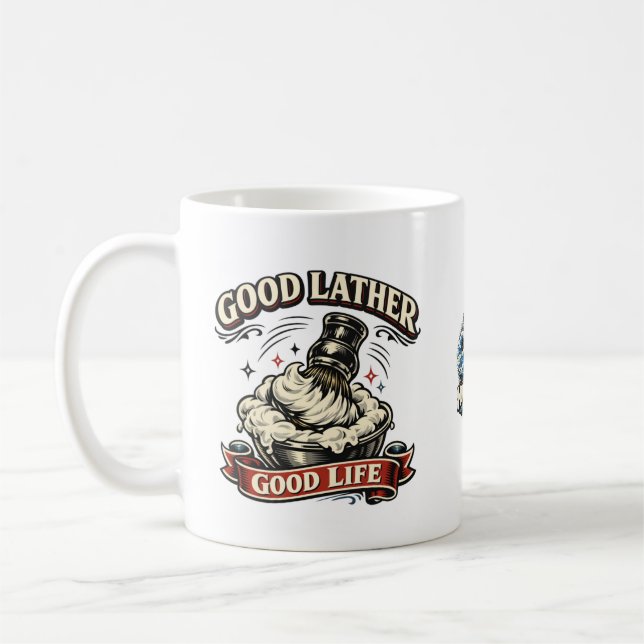 Caneca De Café Good Lather, Good Life Mug (Esquerda)