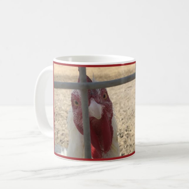 Caneca De Café Good Morning Chicken Coffee Mug (Frente Esquerda)