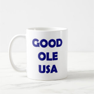 Caneca De Café Good Ole USA, Blue-Coffee Mug