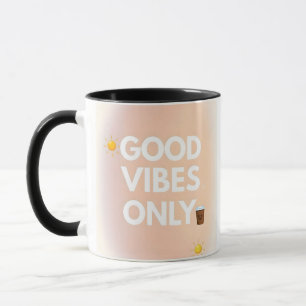 Caneca de Café Good Vibes Only Presente Aconcheg
