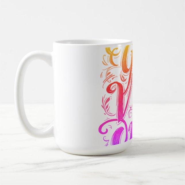Caneca De Café Good Vibes Only Script Badge (Esquerda)