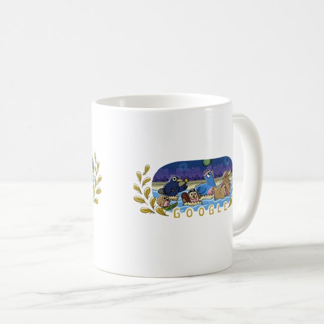 Caneca De Café google (Frente Esquerda)