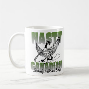 Caneca De Café Goose canadense desagradável