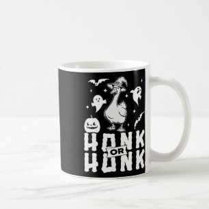 Caneca De Café Goose Halloween Spooky Honk Ou Honk Witch Design