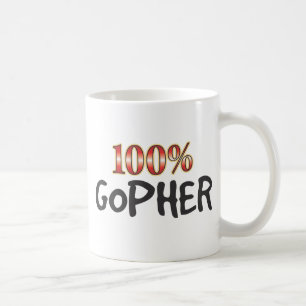 Caneca De Café Gopher 100 por cento