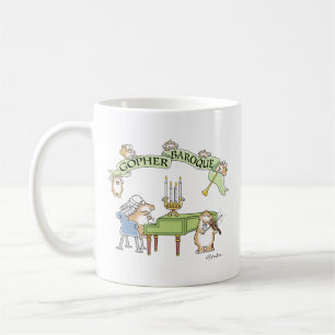 Caneca De Café GOPHER BAROQUE por Sandra Boynton