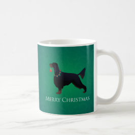 Caneca De Café Gordon Setter Felry Design de Natal