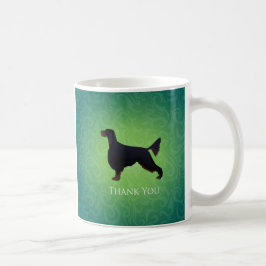 Caneca De Café Gordon Setter Obrigado Silhouette