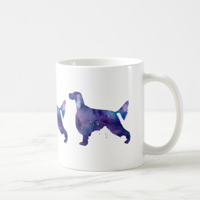 Caneca De Café Gordon Setter Watercolor (Direita)