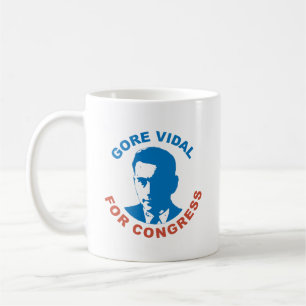 CANECA DE CAFÉ GORE VIDAL PARA O CONGRESSO