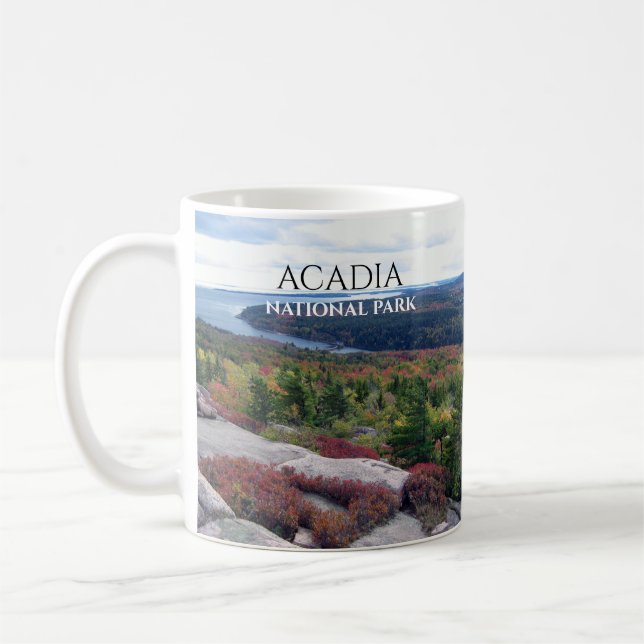 Caneca De Café Gorham Mountain, Acadia National Park (Esquerda)