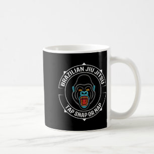 Caneca De Café Gorila de Jiu Jitsu Retrô