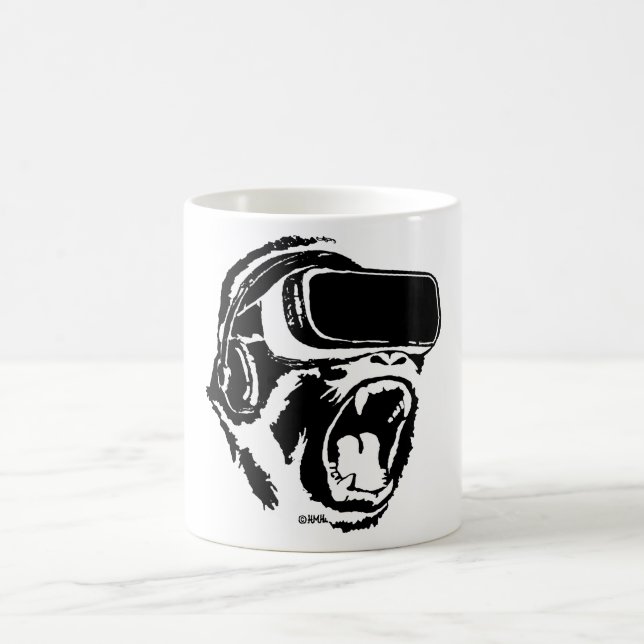 Caneca De Café Gorila de VR (Centro)