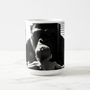 Caneca De Café Gorila e Bebê
