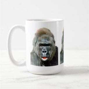 CANECA DE CAFÉ GORILA ENGRAÇADO FOFO