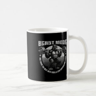 Caneca De Café Gorila Levanta Haltere - Aptidão Física
