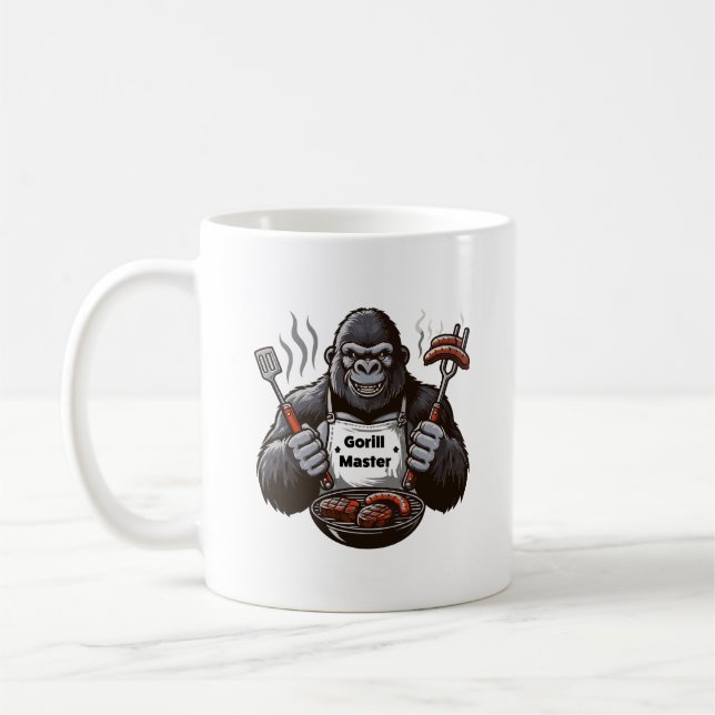 Caneca De Café Gorilla Grill Master (Esquerda)