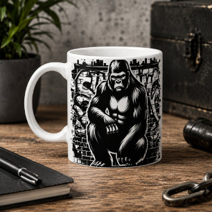 Caneca De Café Gorilla Mug, Legal