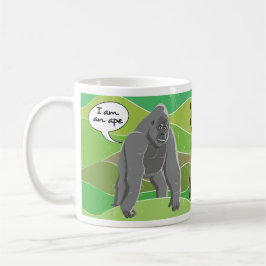 Caneca De Café Gorilla não é um macaco