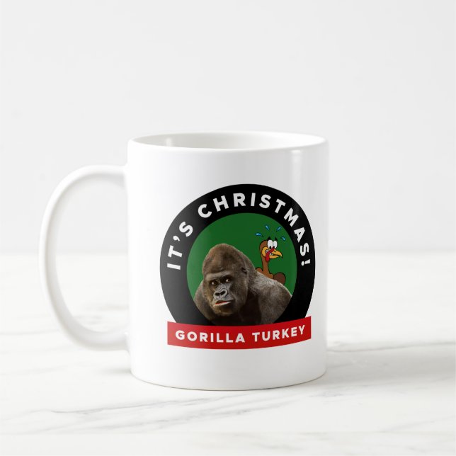 Caneca De Café Gorilla Turkey Janta Pun (Esquerda)