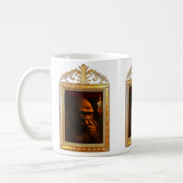 Caneca De Café Gorille baroque humoristique