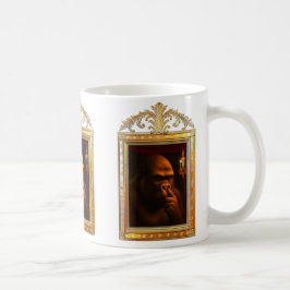 Caneca De Café Gorille baroque humoristique 