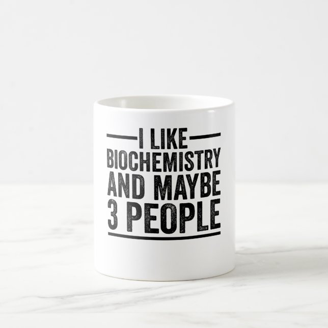 Caneca De Café Gosto De Bioquímica E Talvez De 3 Pessoas (Centro)