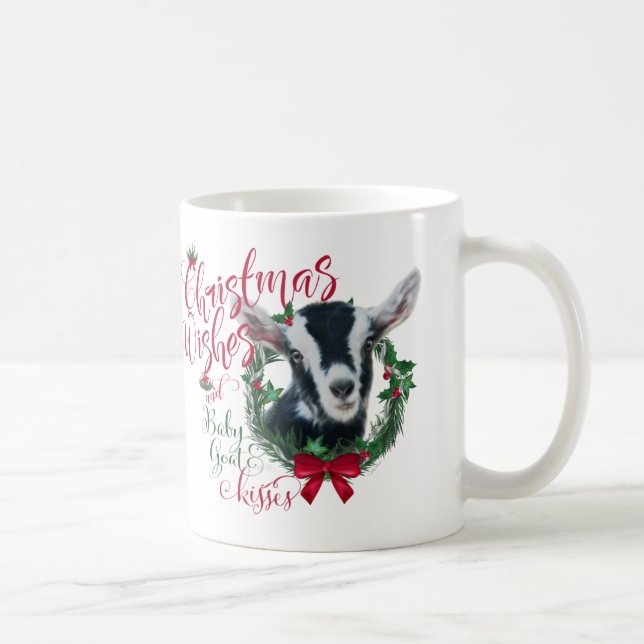 Caneca De Café GOTA | Desejos de Natal Beijos Bebês Beijos Alpino (Direita)