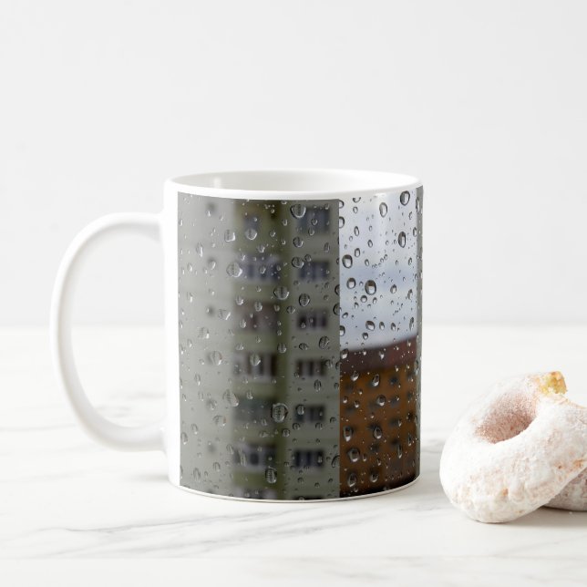 Caneca De Café Gotas de chuva (Com Donut)