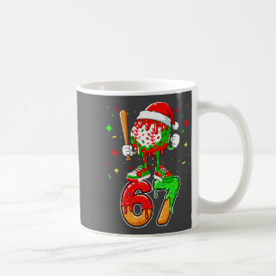 Caneca De Café Gotejamento de Beisebol Número 67 Meme Sorvete Got