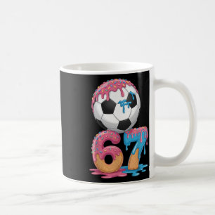 Caneca De Café Gotejamento de Futebol Número 67 Jogador de Futebo