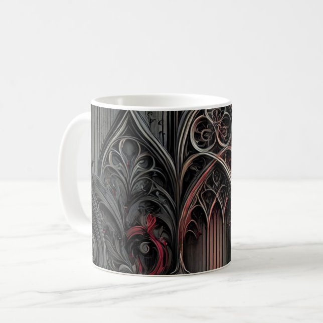 Caneca De Café Gothic Elegance Mug (Frente Esquerda)