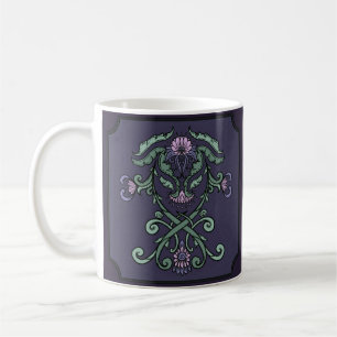 Caneca De Café Gótica - Crest Ornamental