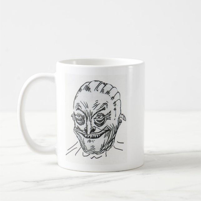 Caneca De Café Gótica Gaslight Monster Zendula Coffee Mug (Esquerda)