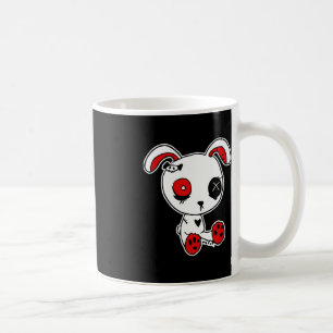 Caneca De Café Gótico Bunny Lazy Halloween Figurume Assustador Gó