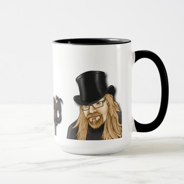 caneca de café gótico do teatro do fantoche de 15 (Direita)
