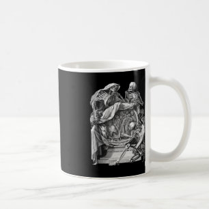 Caneca De Café Gótico Vintage Esqueleto Engrenando Memento Mori H