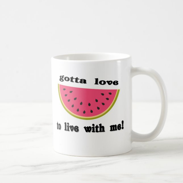 Caneca De Café gottaloveWatermelon (Direita)