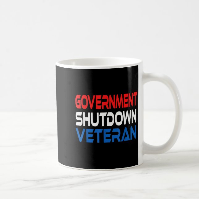 Caneca De Café Government Shutdown Veteran  (Direita)