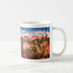 Caneca De Café Governo House, Nassau, Bahamas - Foto Vintage