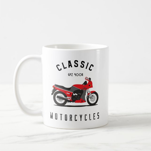 Caneca De Café GPZ 900R Ninja ZX900A Motorrad Biker (Esquerda)