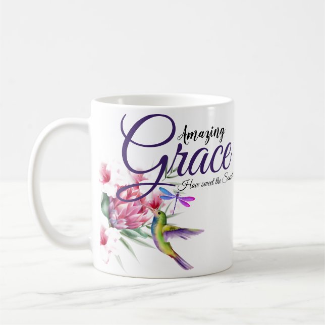 Caneca De Café Graça incrível Pássaro tropical   (Esquerda)