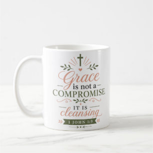Caneca De Café Graça Não é Concessão É Purificação Citação Bíblic