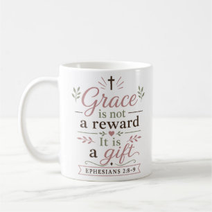 Caneca De Café Graça Não É Uma Recompensa É Um Presente Citação C